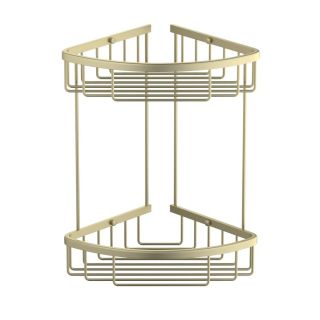 Полка угловая двойная Timo Saona 13082/17 золото матовое